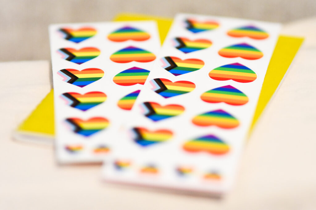 Pride Heart Stickers (Set of 30)