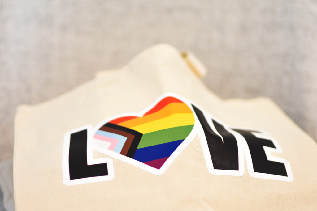 Pride “LOVE” Tote Bag